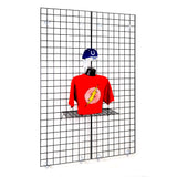 2' x 8' Gridwall Chrome